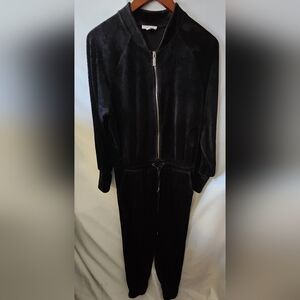 Skinny Girl Velvet Jumpsuit. Size Medium